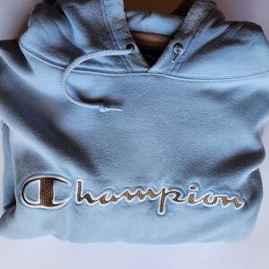 Champion Sky Blue Pullover Hoodie